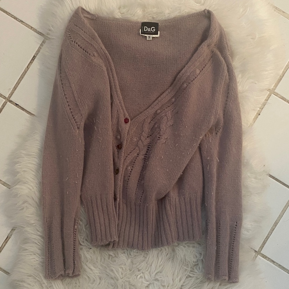 Dolce & Gabbana Women's Lavender Cardigan